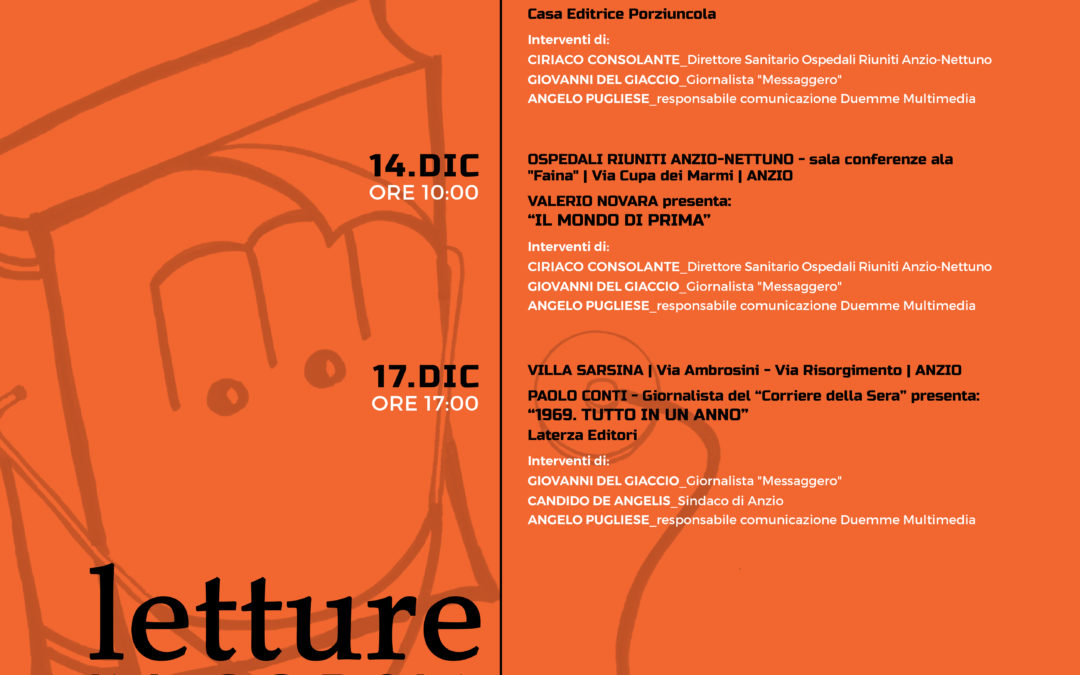 Presentazione Rassegna Book in The Future + Letture in Corsia